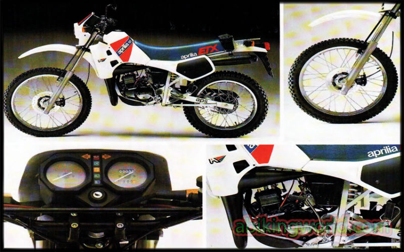 APRILIA 1985 ETX 125 SPECIFICATIONS