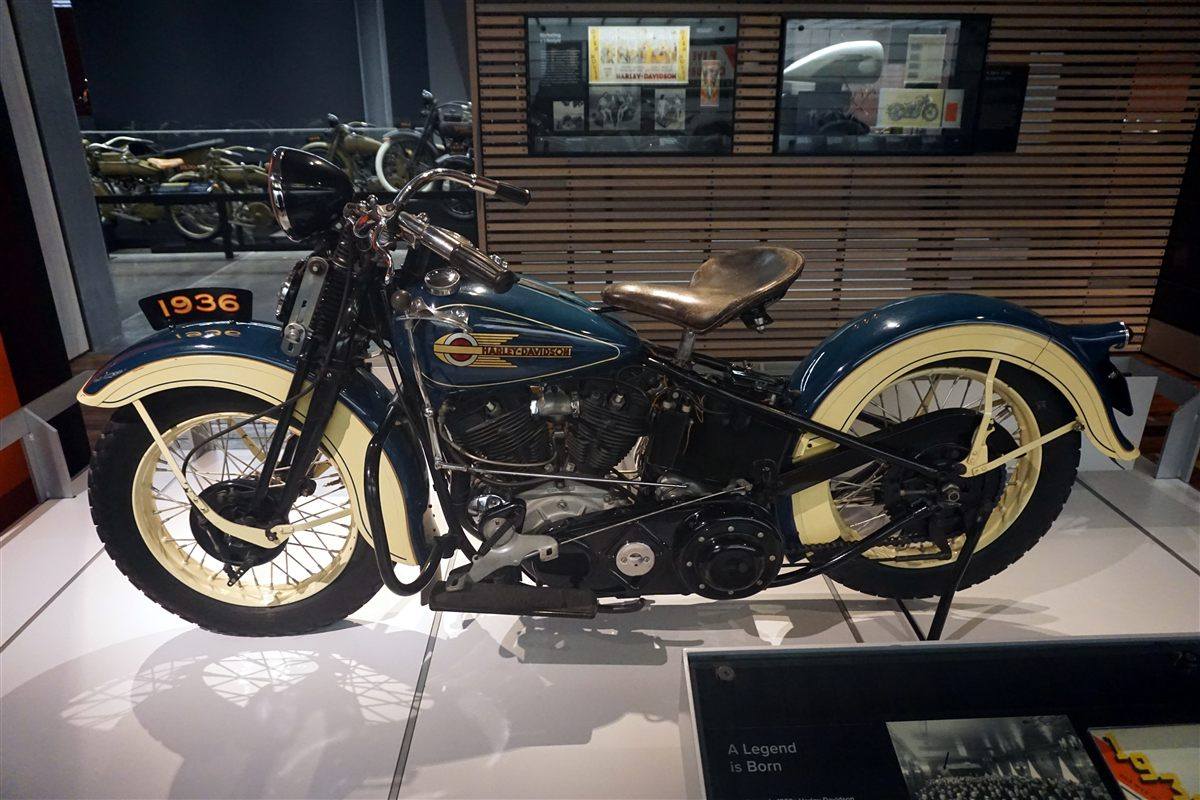 HARLEY-DAVIDSON EL KNUCKLEHEAD 1936